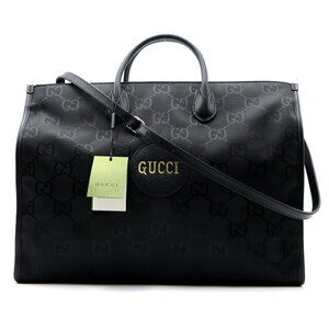 Gucci the Greet Tote Bag GG Black